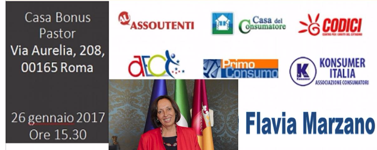 Rete consumatori, l'intervento di Flavia Marzano Assessore Roma Semplice