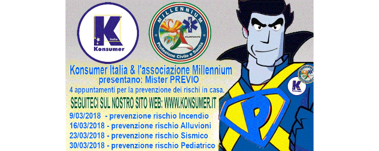 Mister Previo - con Konsumer Italia e l’associazione Millennium il Social si trasforma in Sociale! 